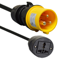 IEC 60309 (4h) 20 Amp 125 Volt Adapter